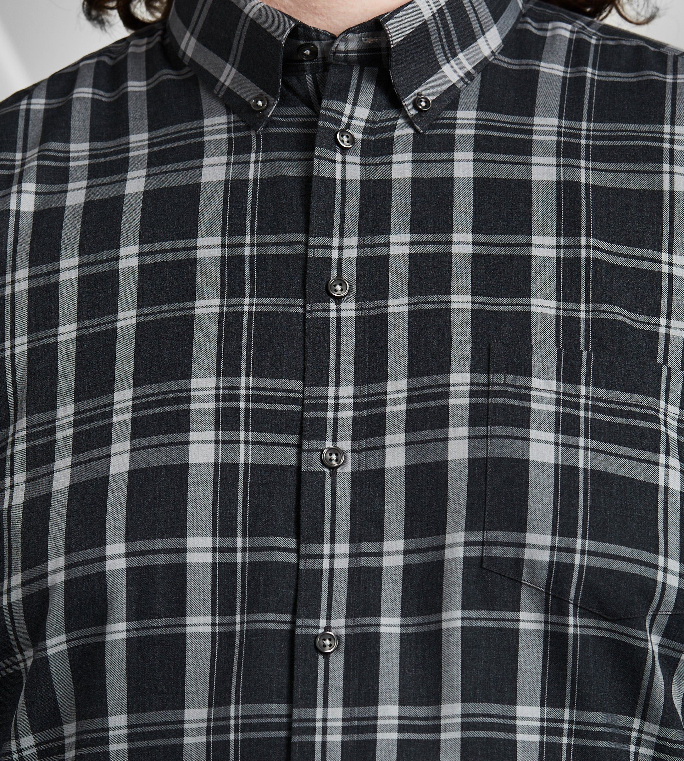 Easy Care Plaid Long Sleeve Sport Shirt sold by George Richards product image thumbnail 2