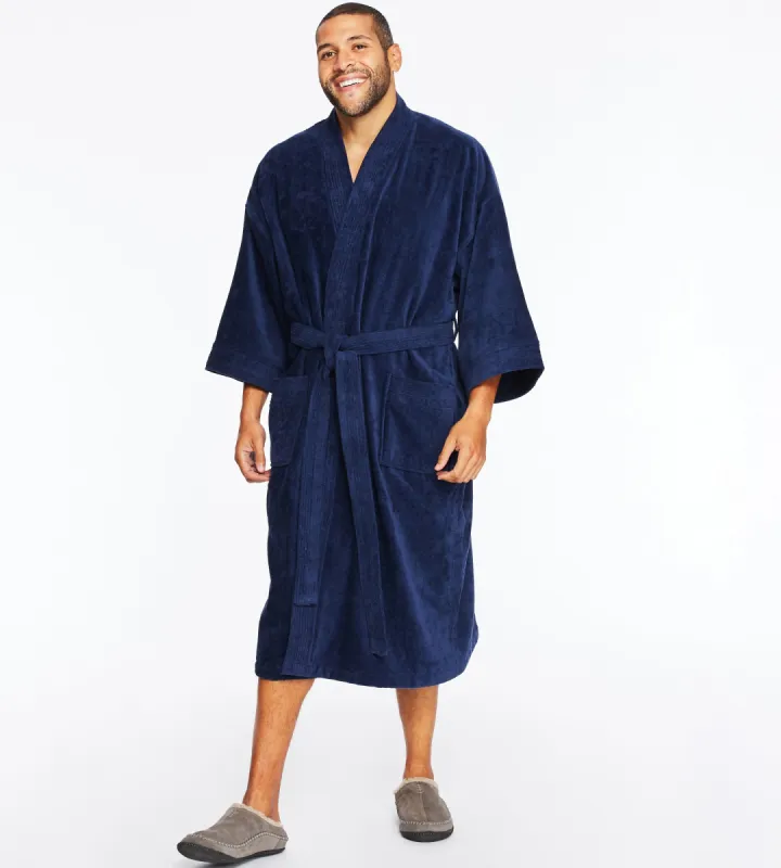 Terry Velour Kimono Robe sold by George Richards