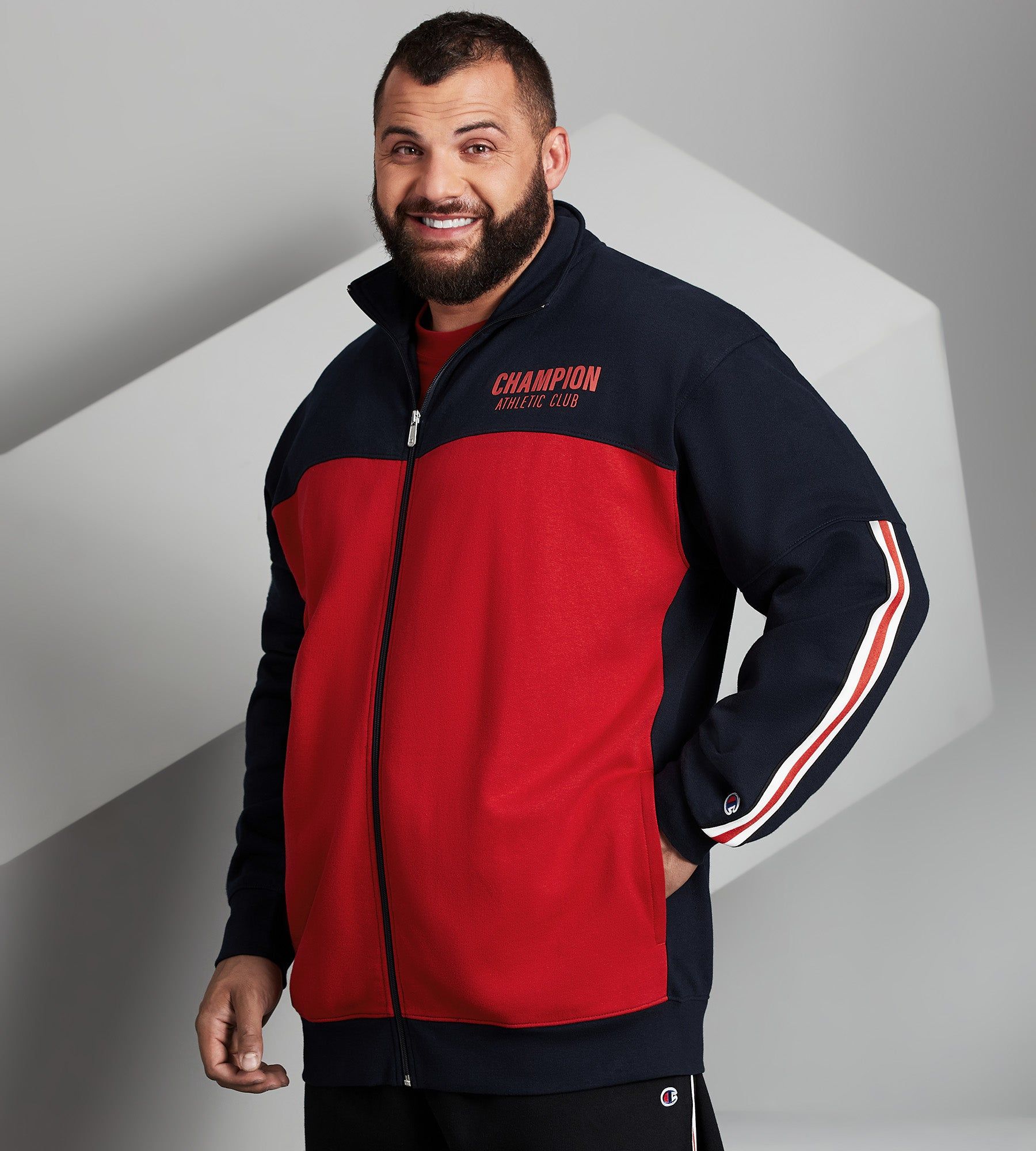 Taped Warm Up Jacket sold by George Richards