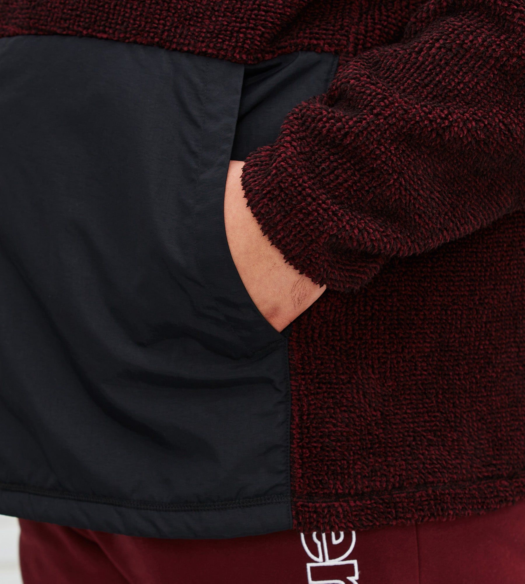 Full-Zip Sherpa Hoodie sold by George Richards product image thumbnail 4