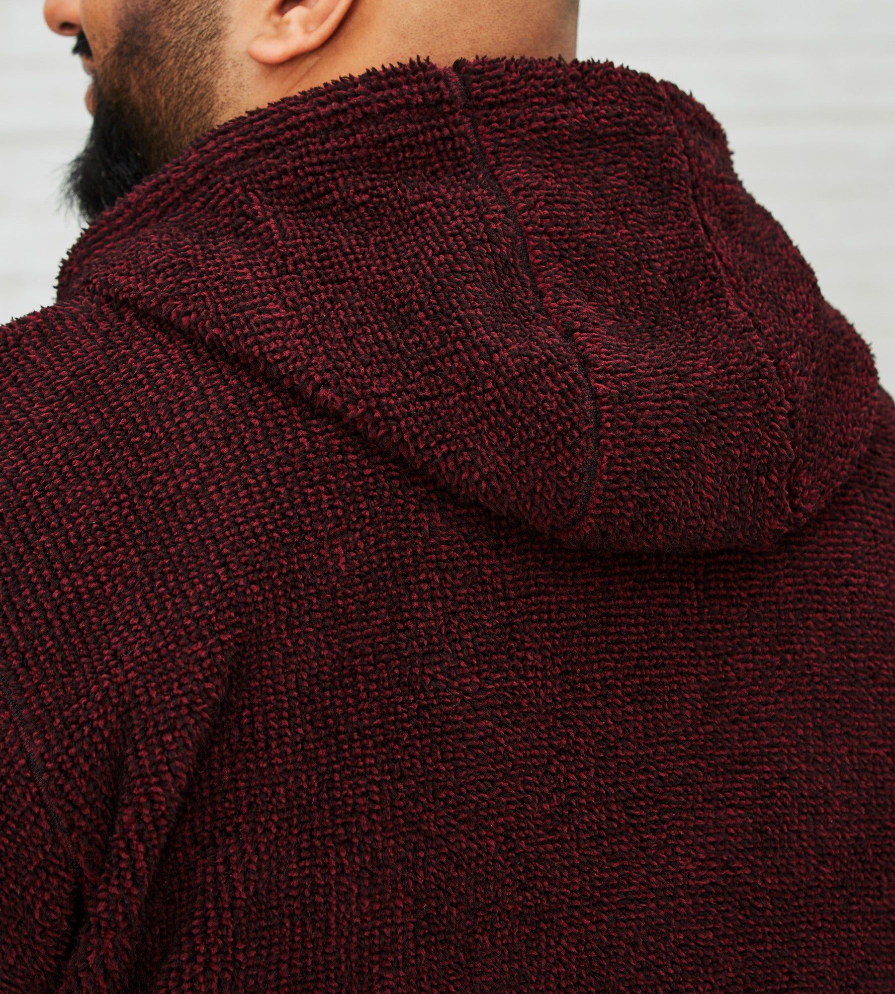 Full-Zip Sherpa Hoodie sold by George Richards product image thumbnail 2