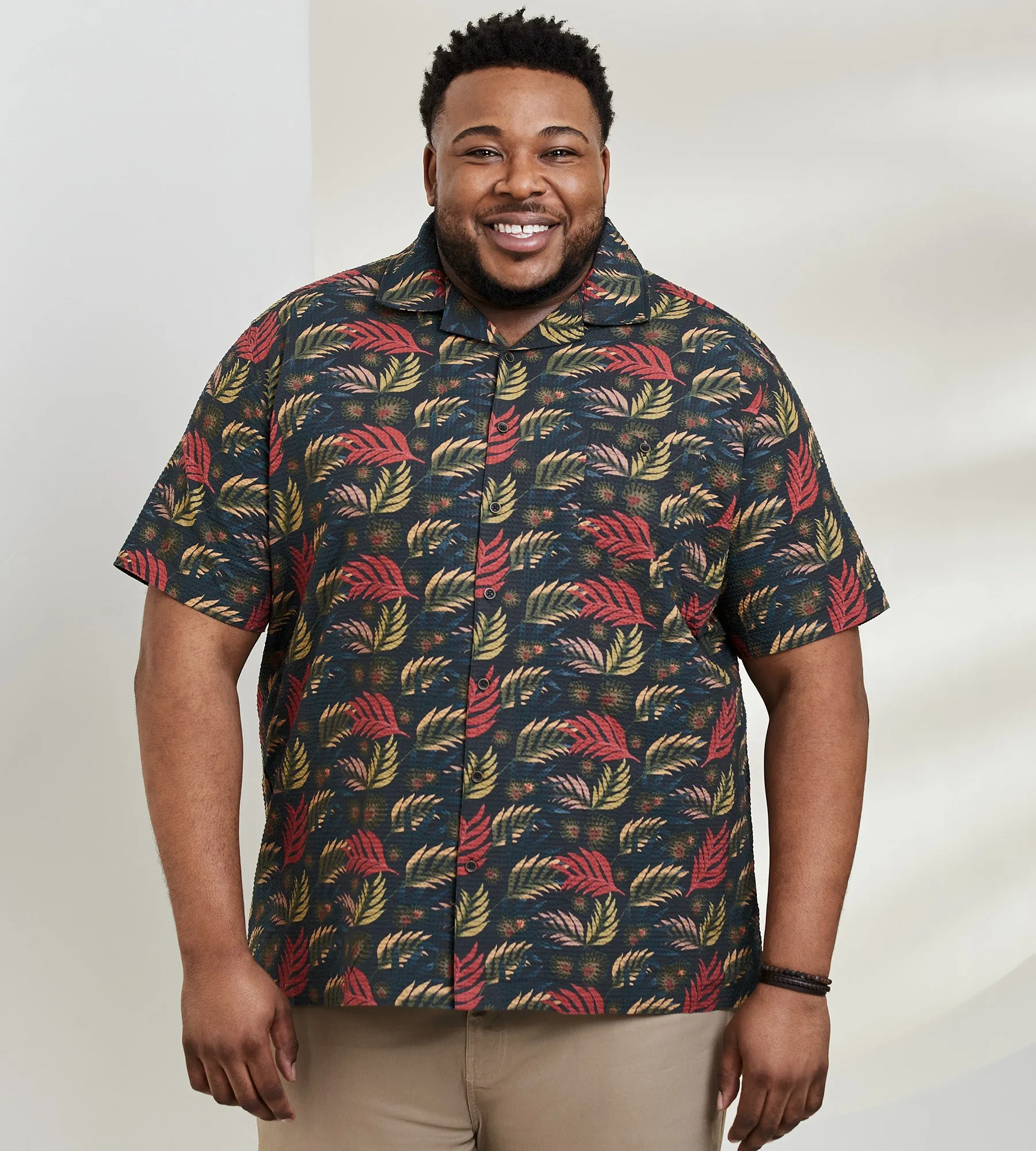 Floral Resort Short Sleeve Sport Shirt sold by George Richards