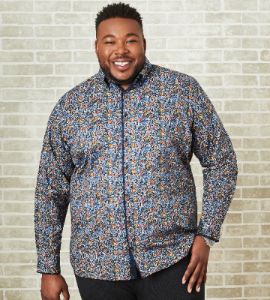 Non-Iron Double Collar Long Sleeve Sport Shirt sold by George Richards