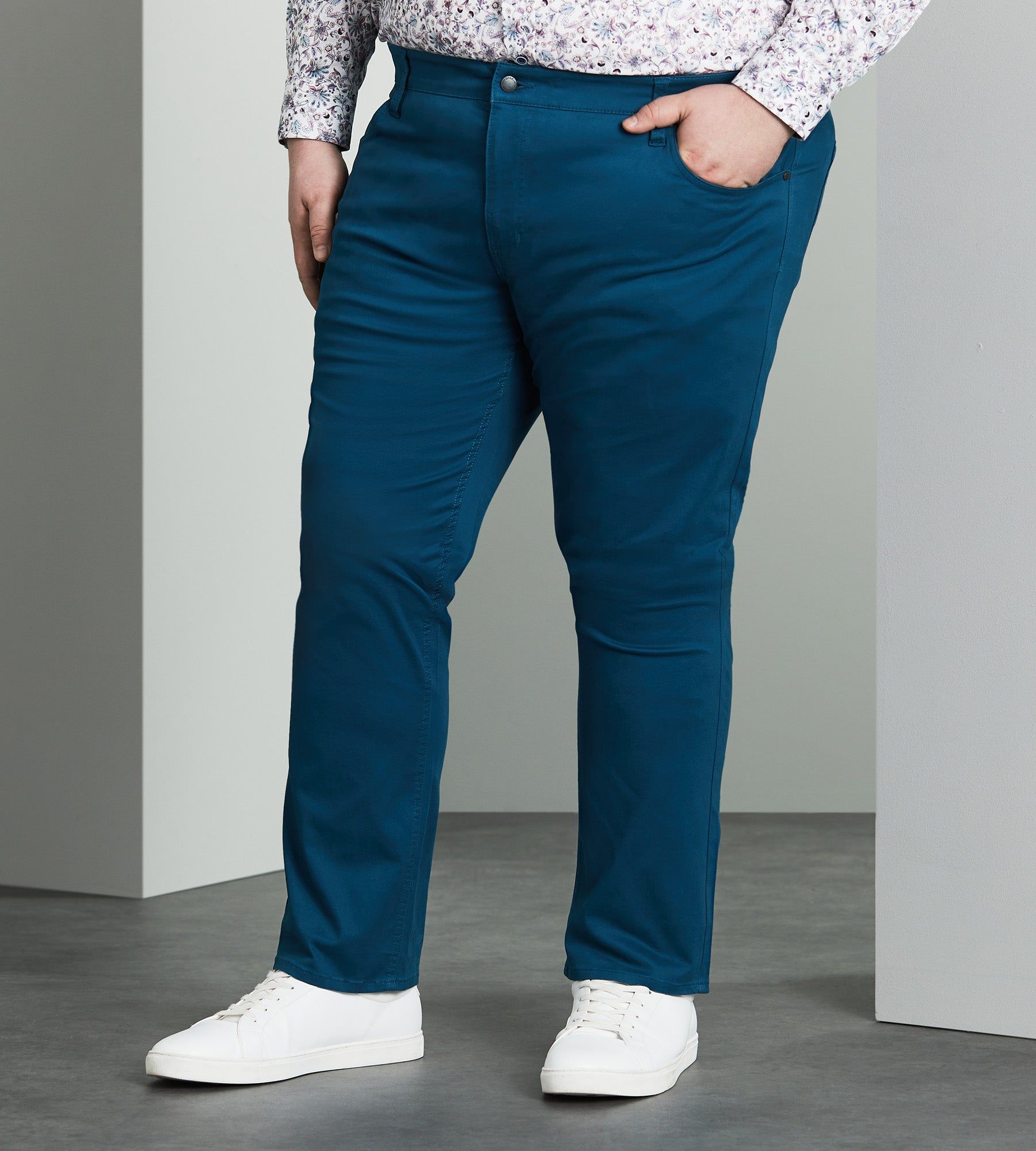 Five-Pocket Twill Pants sold by George Richards product image thumbnail 4