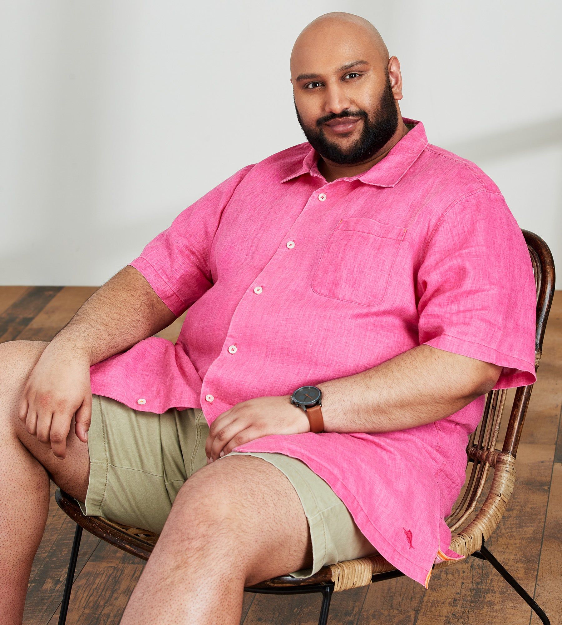 Sea Glass Linen Short Sleeve Shirt sold by George Richards product image thumbnail 6