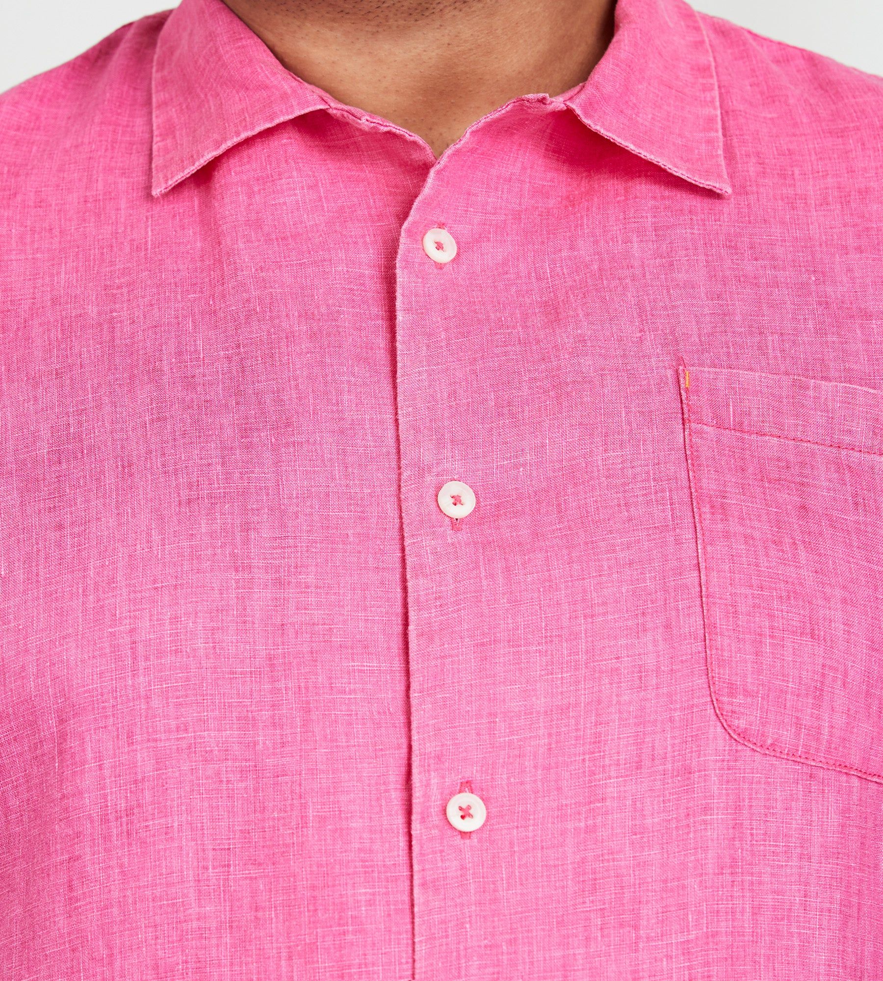 Sea Glass Linen Short Sleeve Shirt sold by George Richards product image thumbnail 5