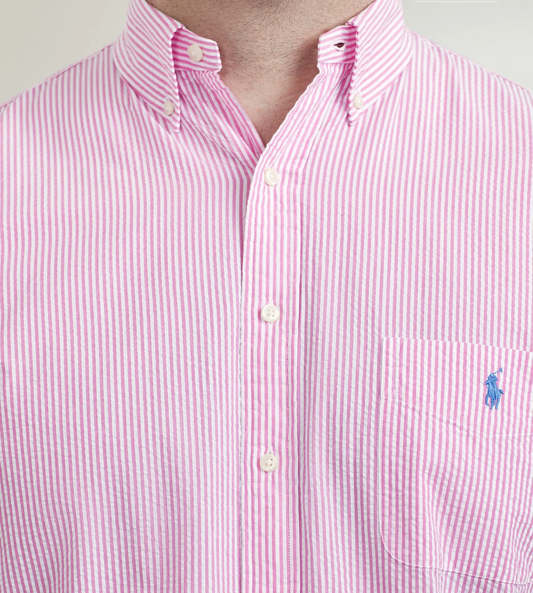 Seersucker Sport Shirt sold by George Richards product image thumbnail 2