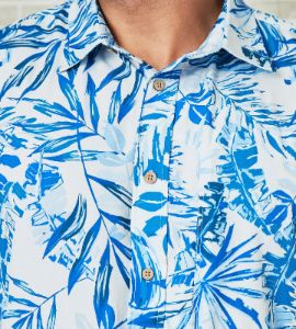 360° Stretch Floral Print Short Sleeve Sport Shirt sold by George Richards