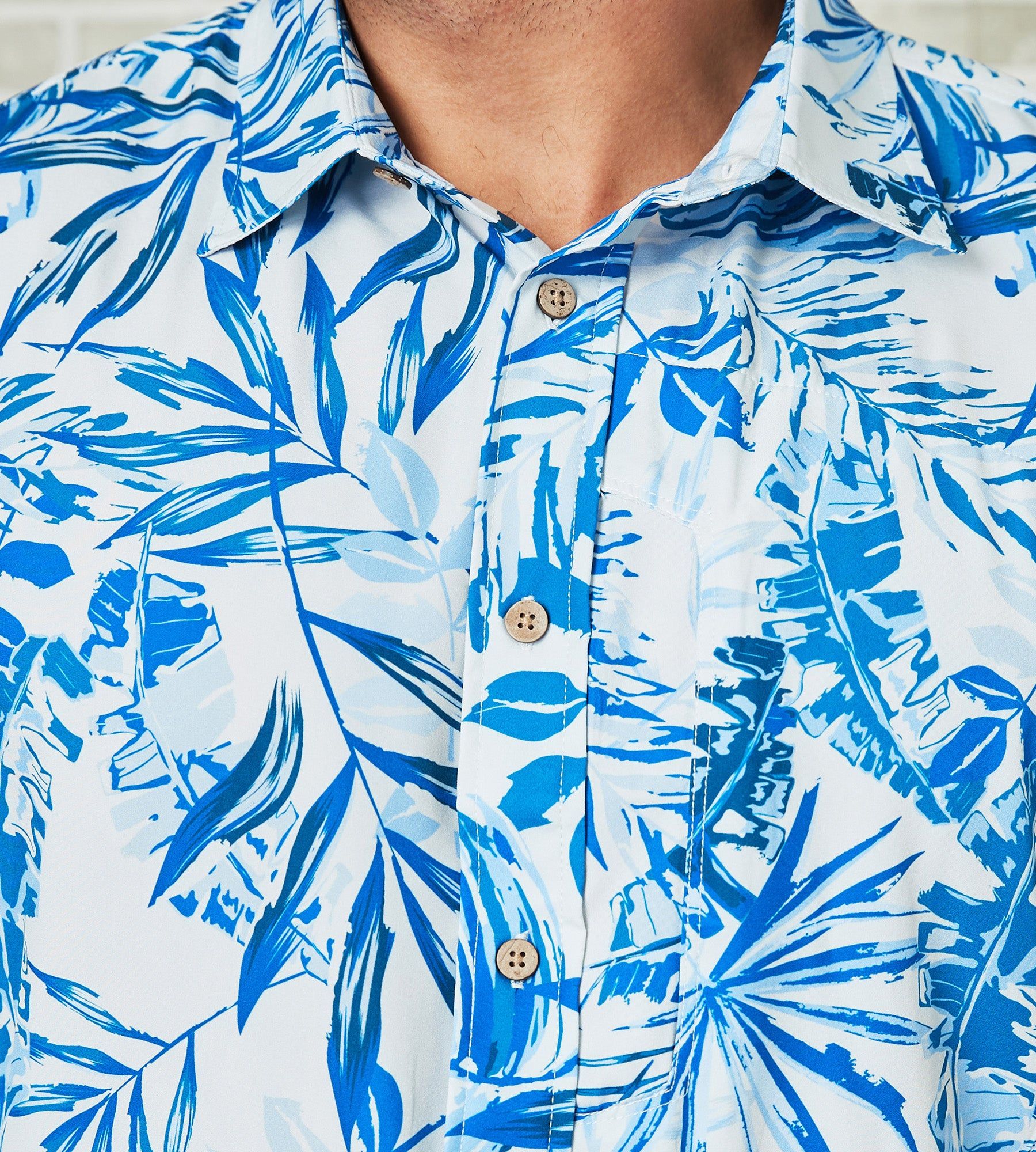 360° Stretch Floral Print Short Sleeve Sport Shirt sold by George Richards product image thumbnail 2