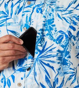 360° Stretch Floral Print Short Sleeve Sport Shirt sold by George Richards