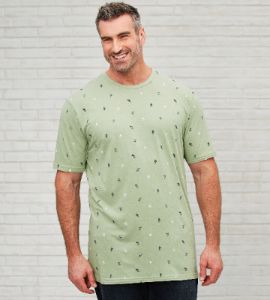 Ultimate Printed Crew Neck Tee sold by George Richards