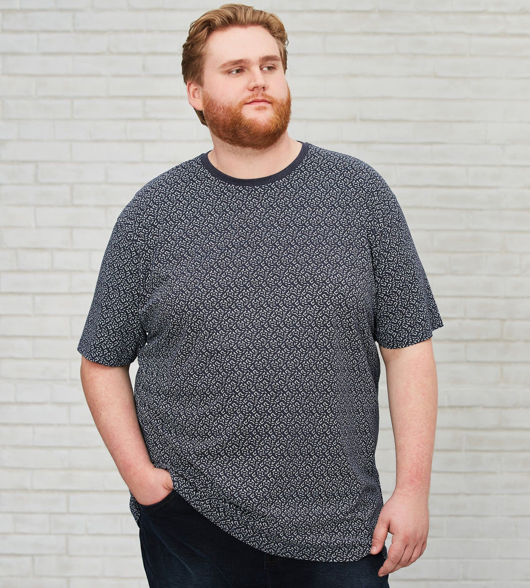 Ultimate Printed Crew Neck Tee sold by George Richards product image thumbnail 3