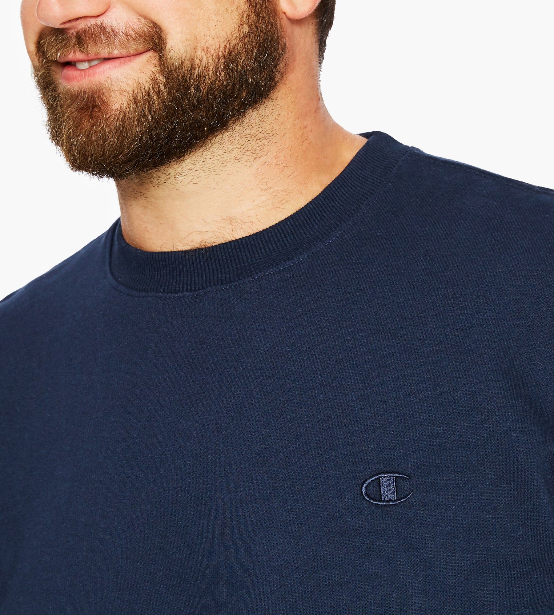 Embroidered Logo Crew Neck Long Sleeve Top sold by George Richards product image thumbnail 5