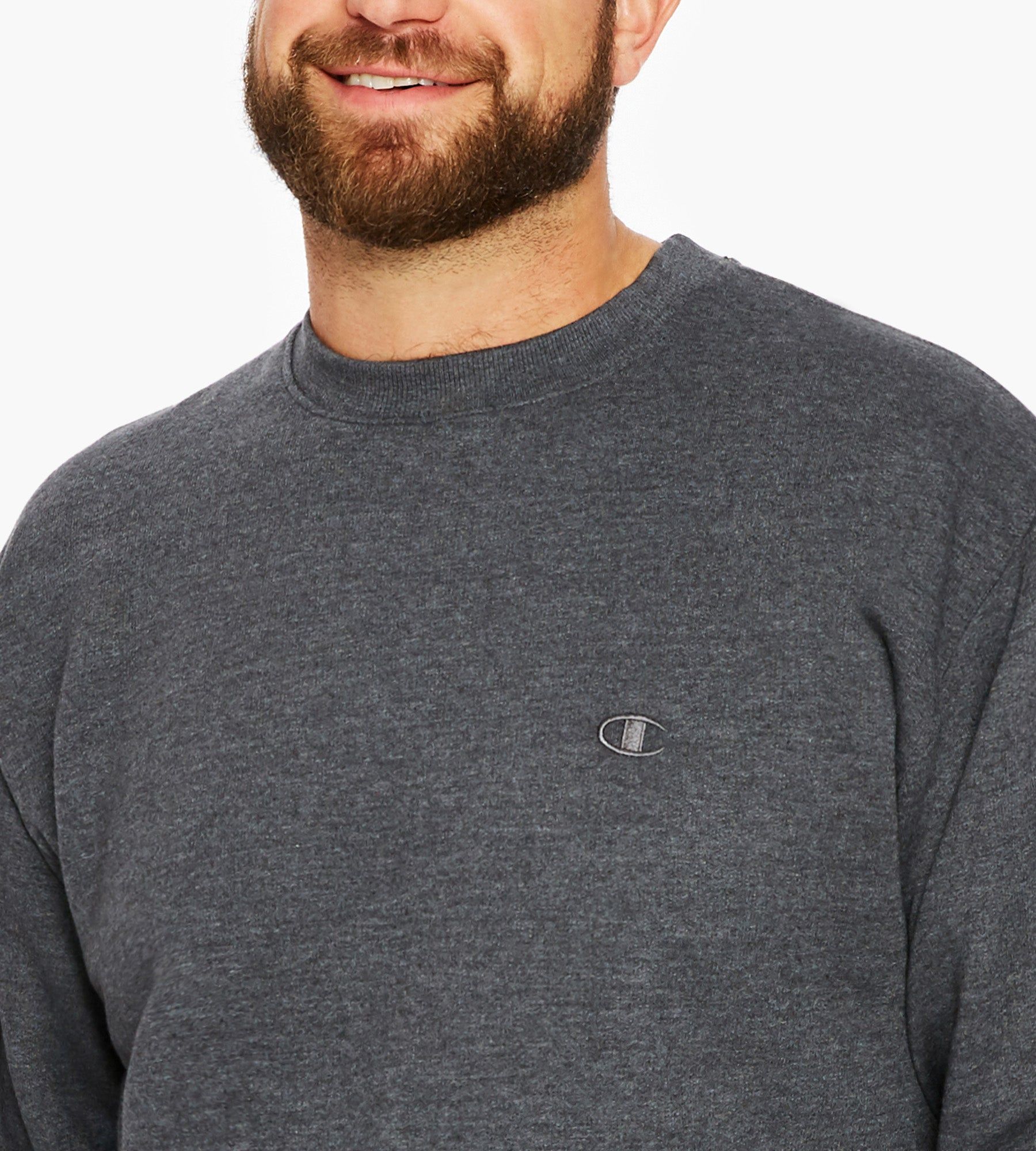 Embroidered Logo Crew Neck Long Sleeve Top sold by George Richards product image thumbnail 2