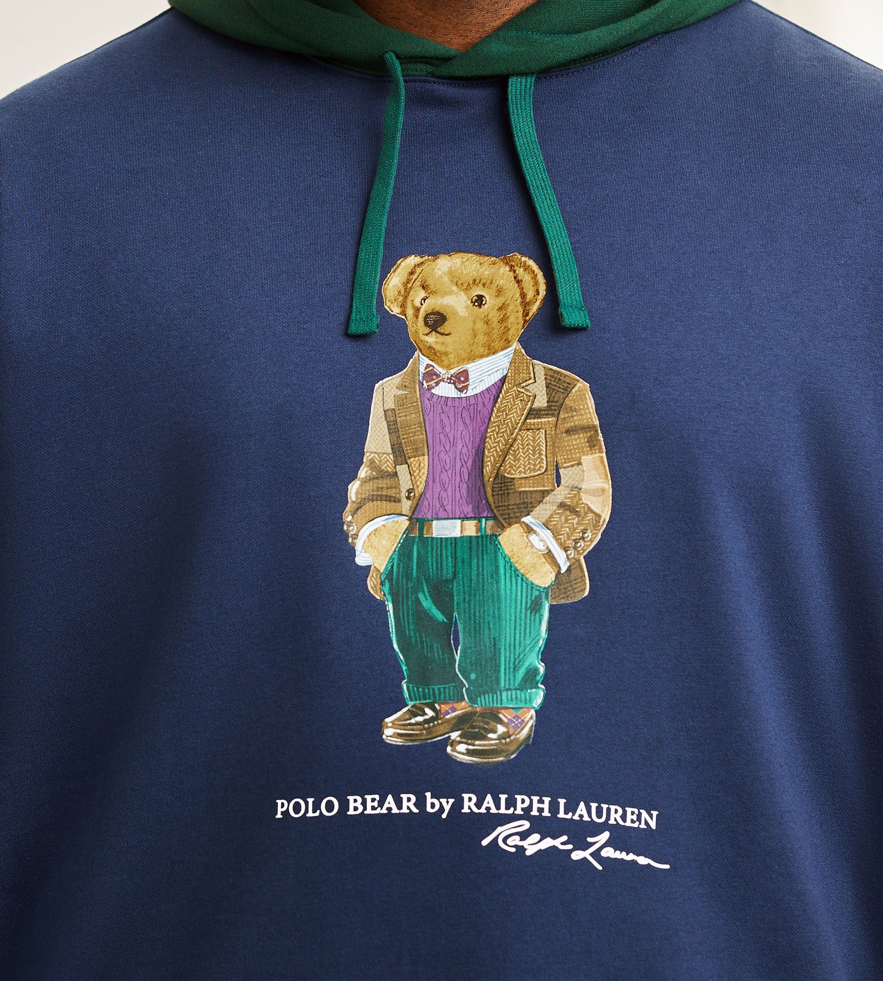 Graphic Fleece Bear Hoodie sold by George Richards product image thumbnail 2