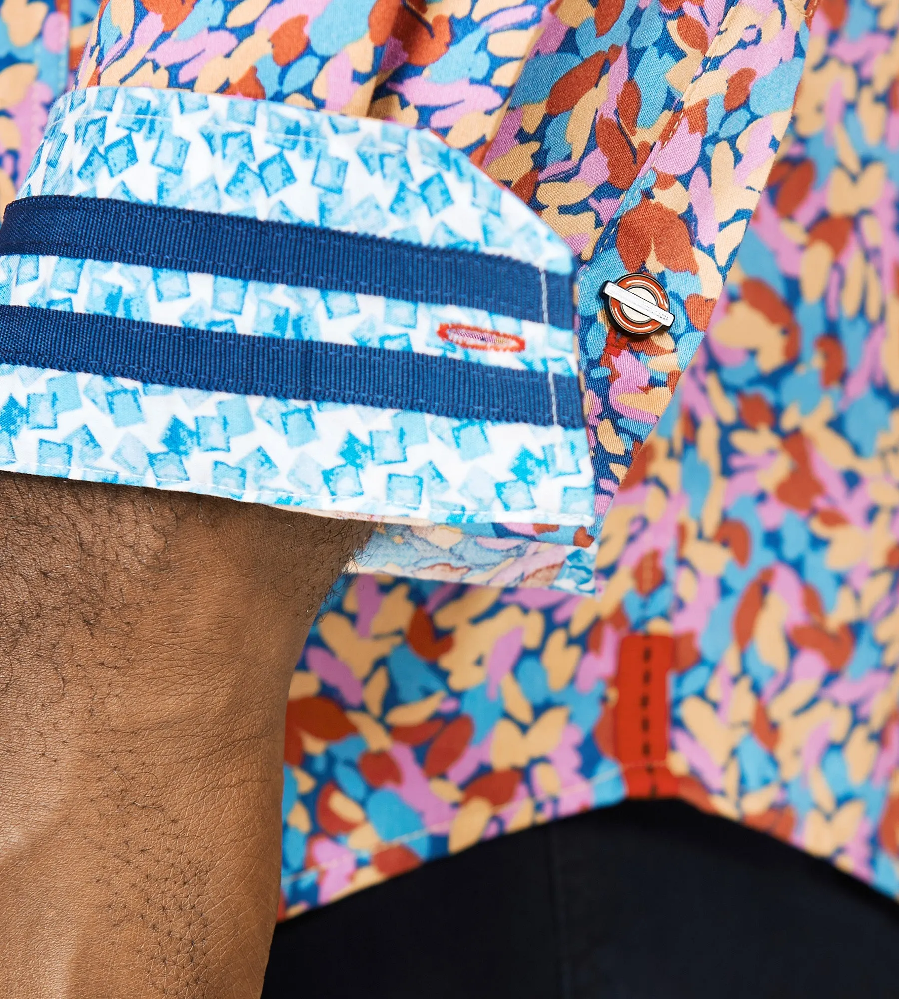 Water Colour Print Shirt sold by George Richards product image thumbnail 4