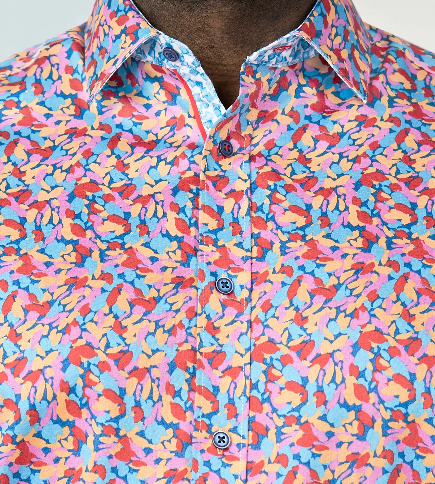 Water Colour Print Shirt sold by George Richards product image thumbnail 2