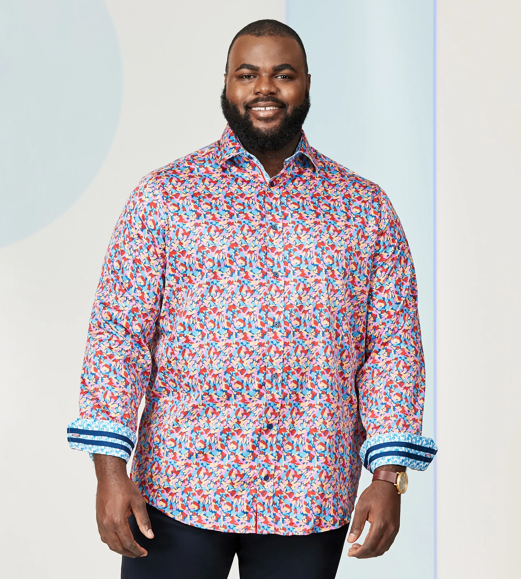 Water Colour Print Shirt sold by George Richards
