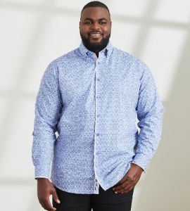 Non-Iron Double Collar Long Sleeve Sport Shirt sold by George Richards
