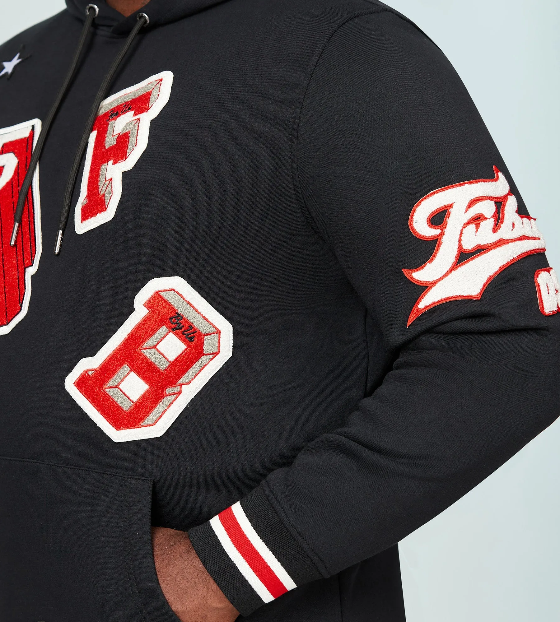 Patchwork Hoodie sold by George Richards product image thumbnail 3