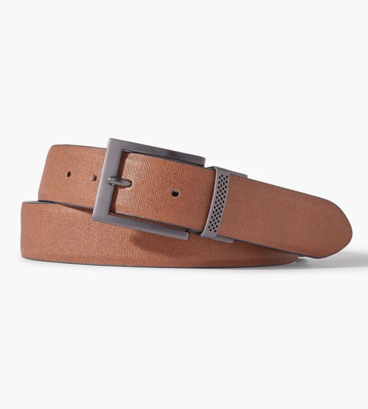 Twist Reversible Leather Belt sold by George Richards