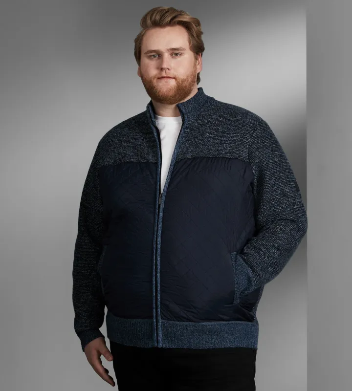 Mixed-Media Fleece-Lined Cardigan sold by George Richards