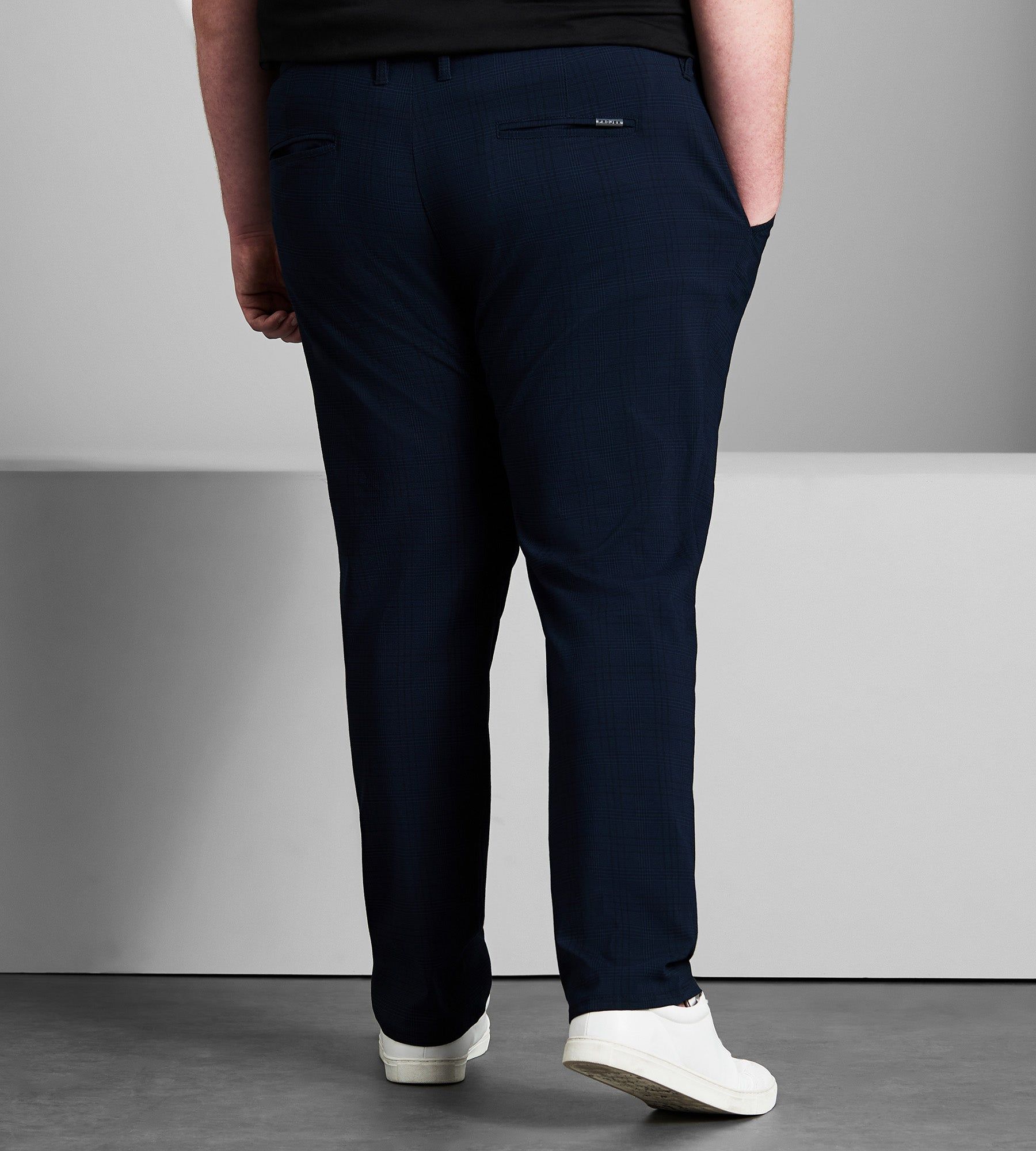 Plaid Bungee Drawstring Pants sold by George Richards product image thumbnail 2