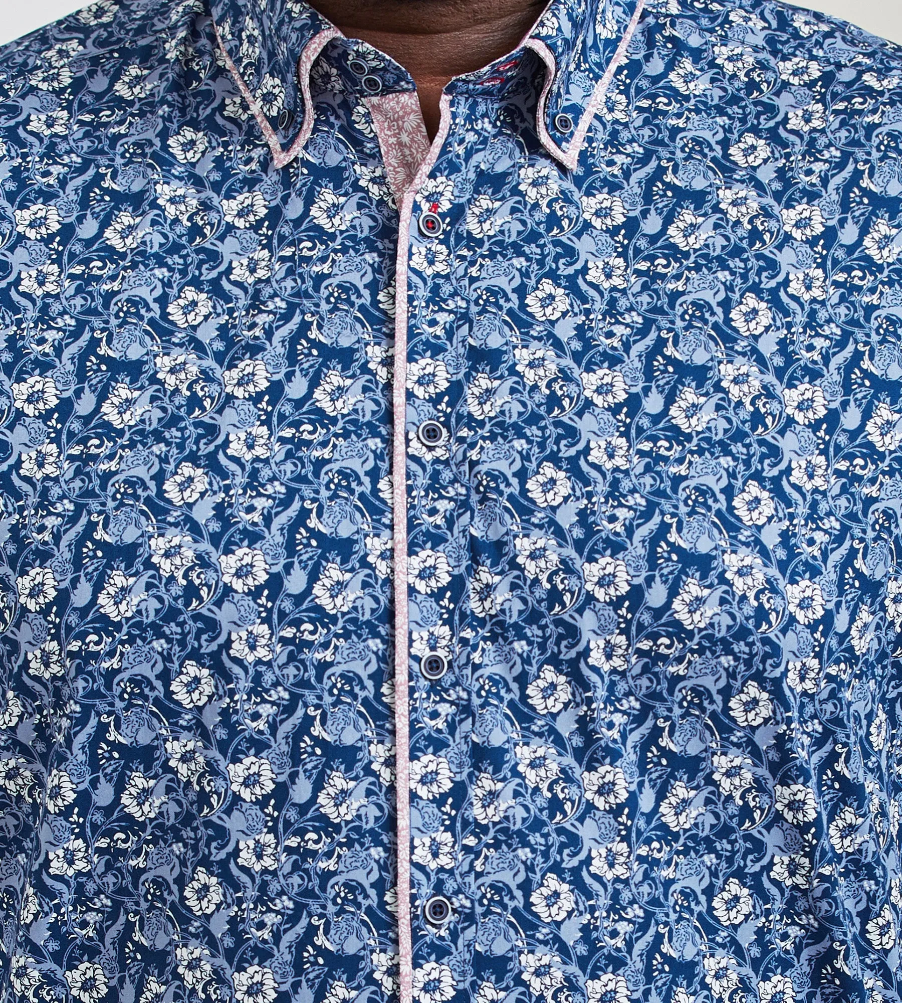 Double-Collar Long Sleeve Sport Shirt sold by George Richards product image thumbnail 2