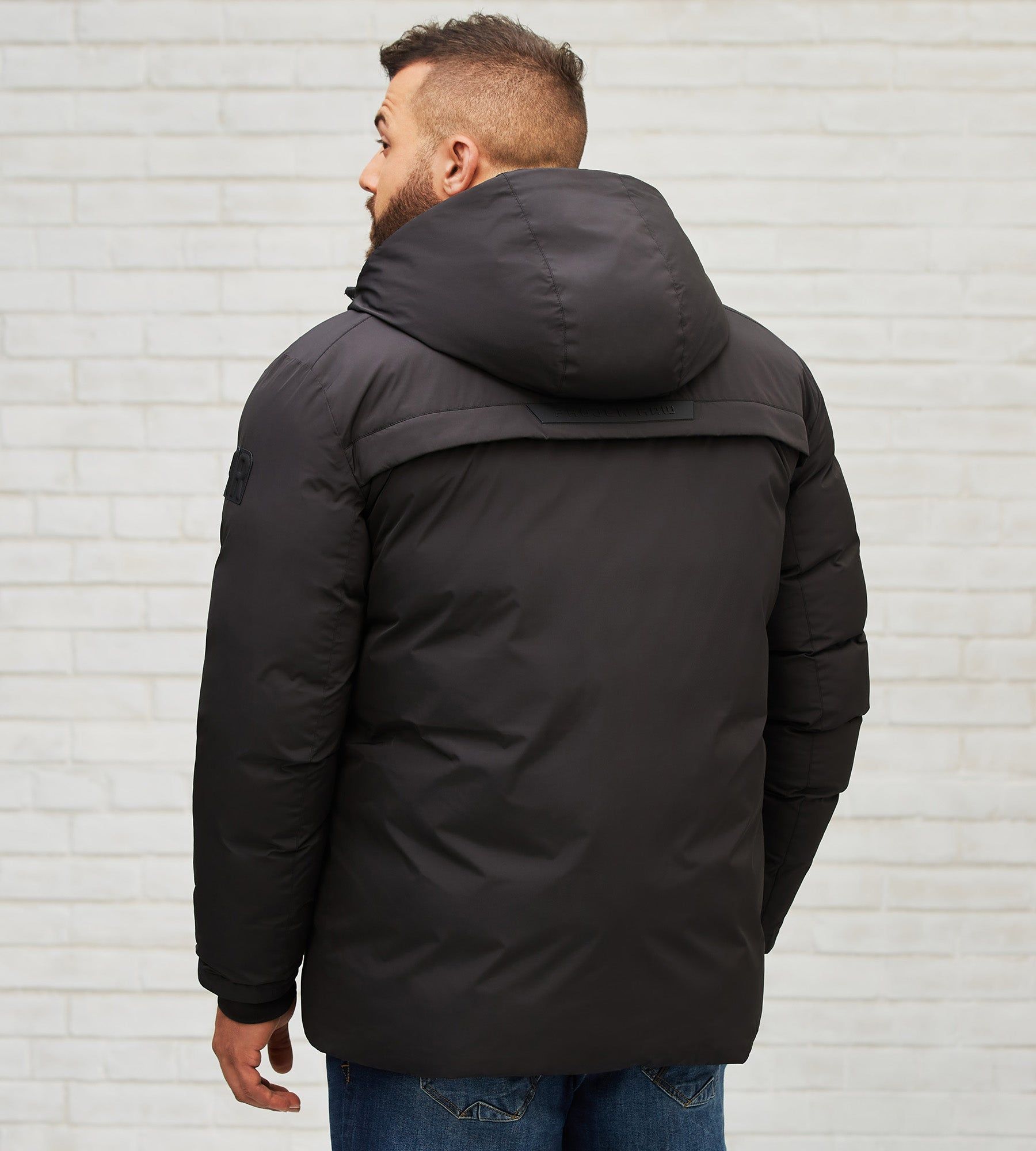 Hooded Reversible Puffer Coat sold by George Richards product image thumbnail 4