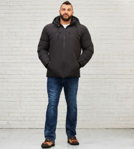 Hooded Reversible Puffer Coat sold by George Richards