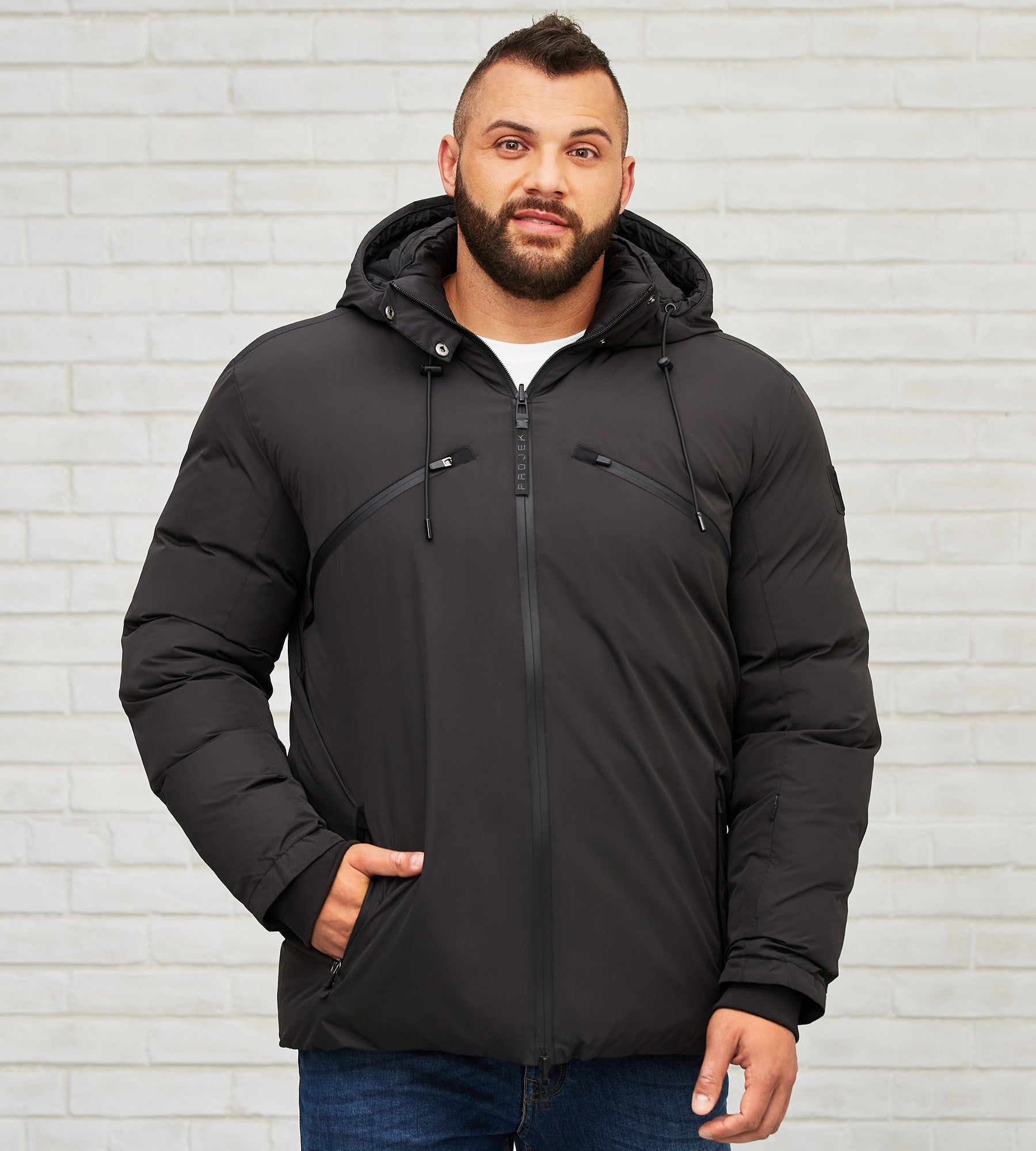Hooded Reversible Puffer Coat sold by George Richards