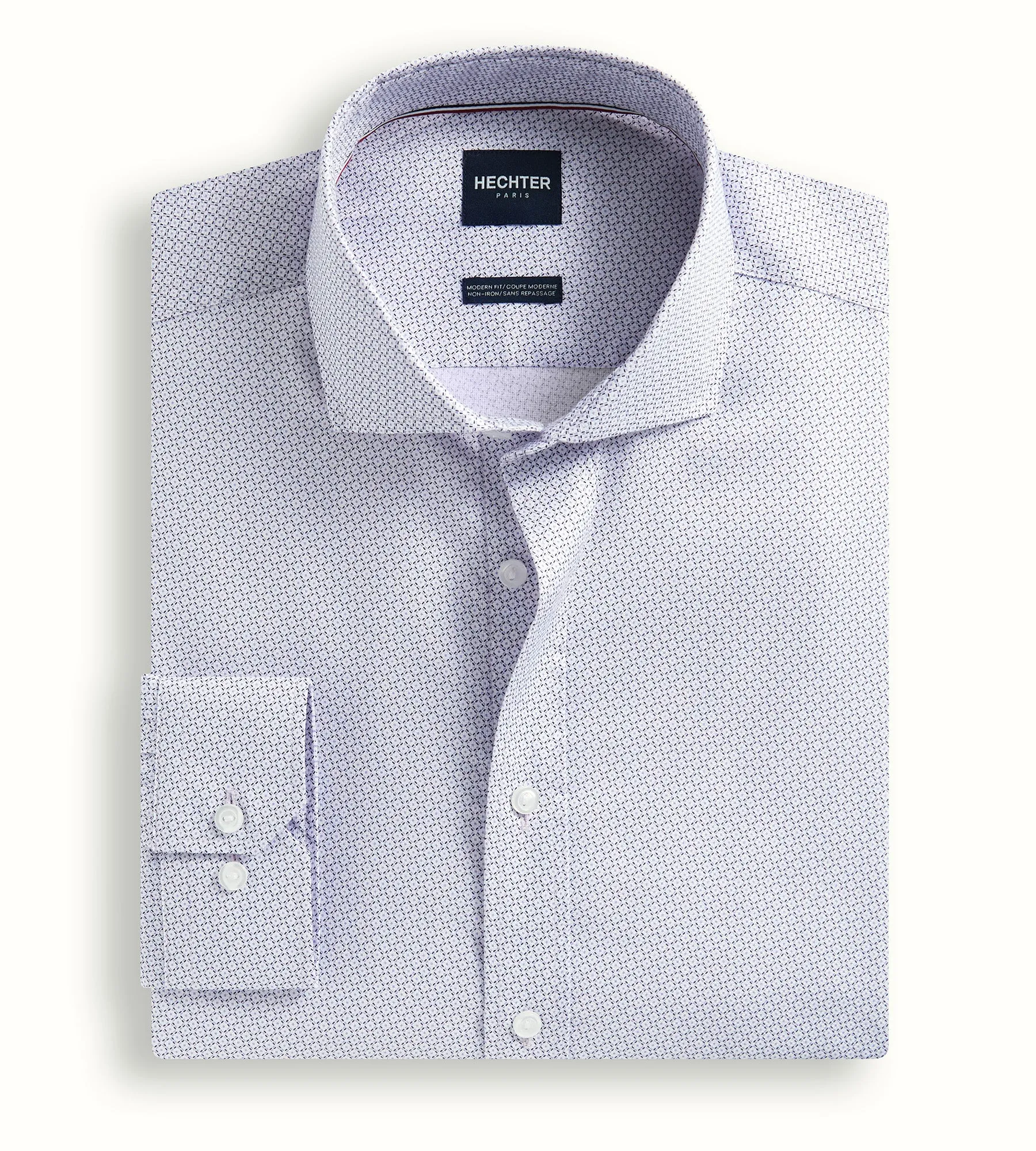 Modern Fit Non-Iron Geo Dress Shirt sold by George Richards