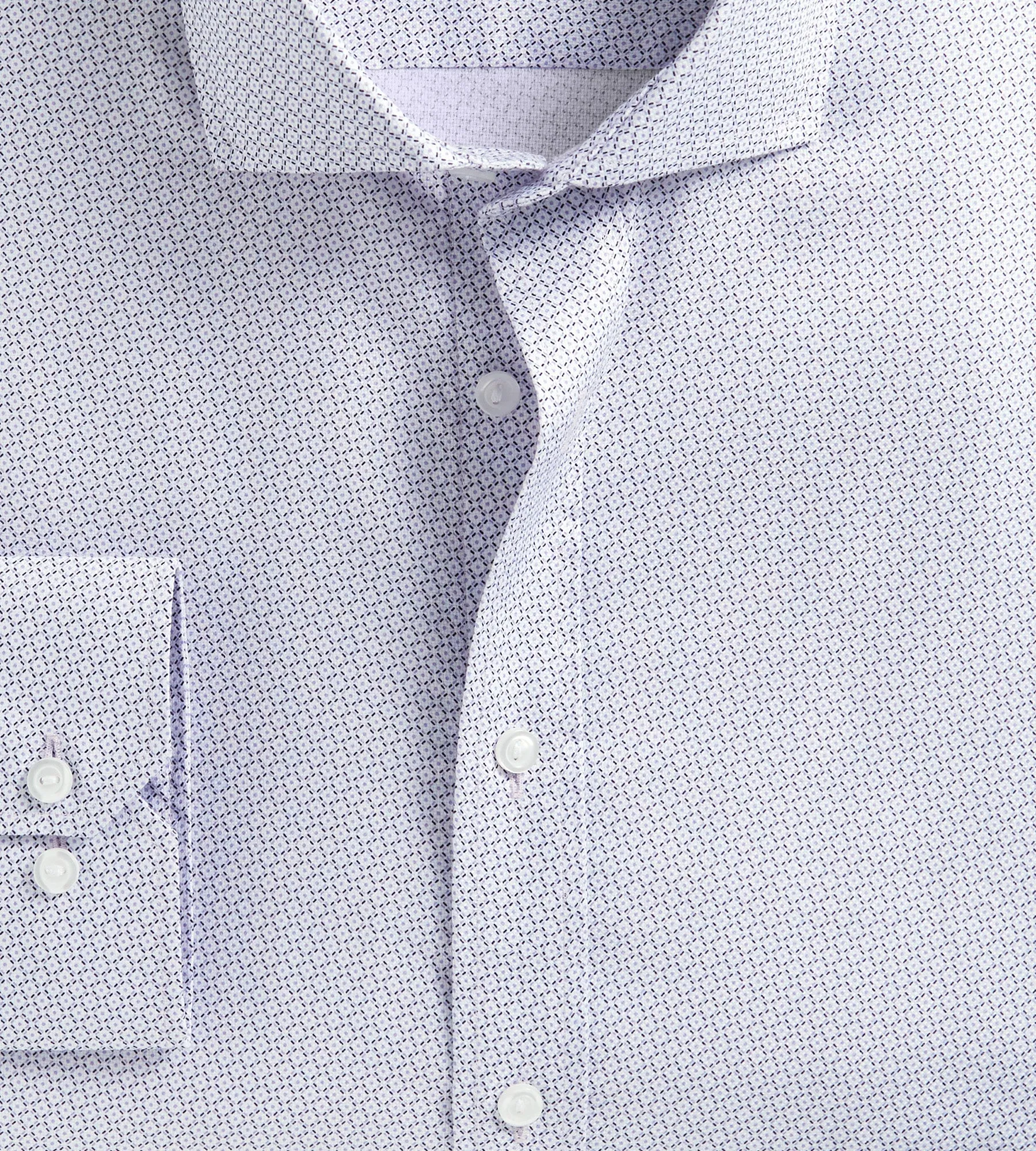 Modern Fit Non-Iron Geo Dress Shirt sold by George Richards product image thumbnail 2