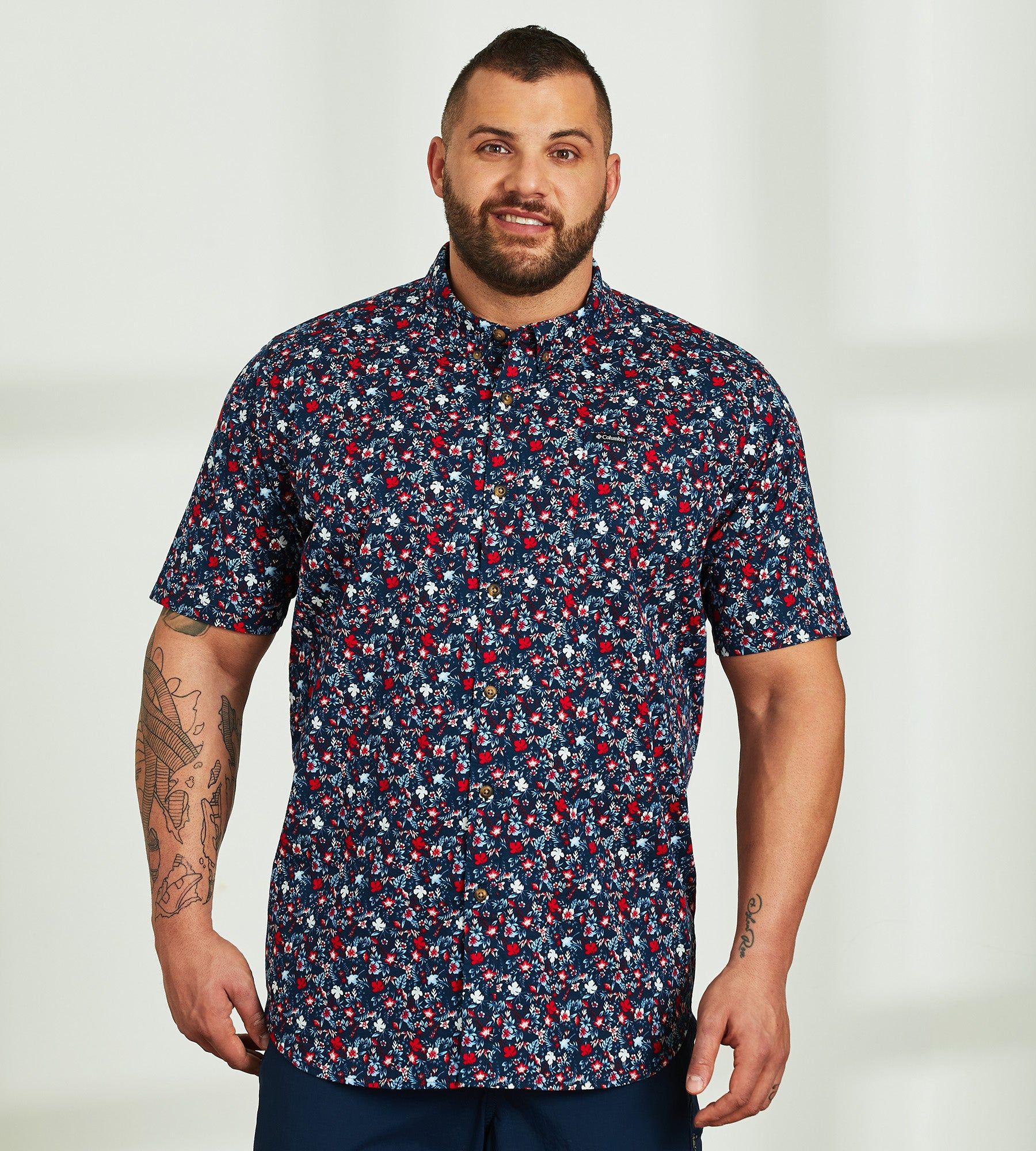 Rapid Rivers Short Sleeve Sport Shirt sold by George Richards