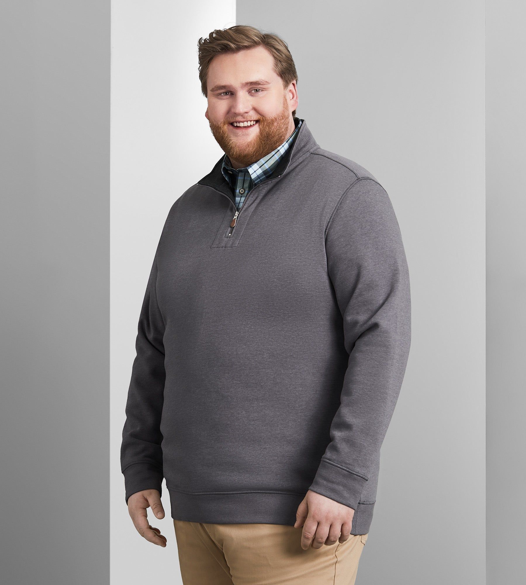 Fleece Quarter-Zip Pullover sold by George Richards
