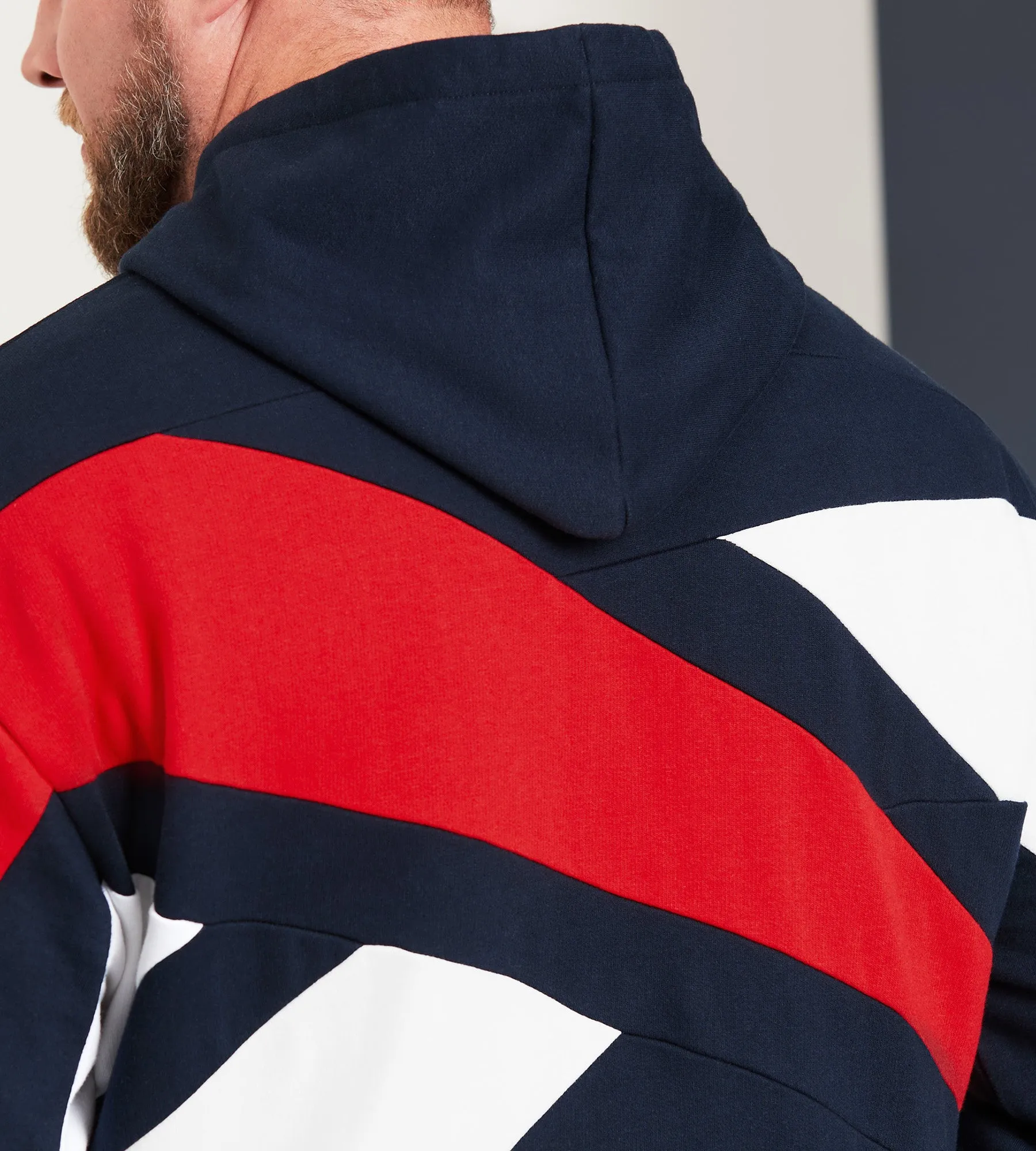 Contrast Back Pullover Hoodie sold by George Richards product image thumbnail 3