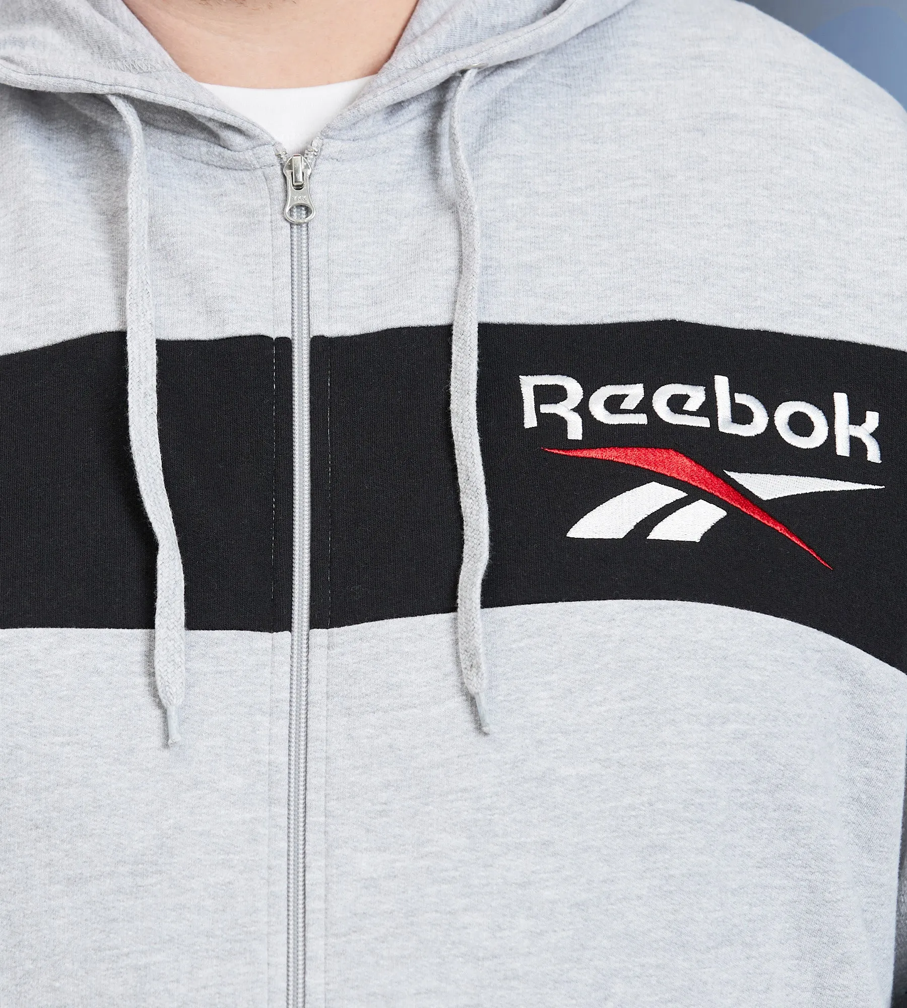 Contrast Chest Full Zip Hoodie sold by George Richards product image thumbnail 2