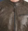 Vegan Leather Moto Jacket sold by George Richards