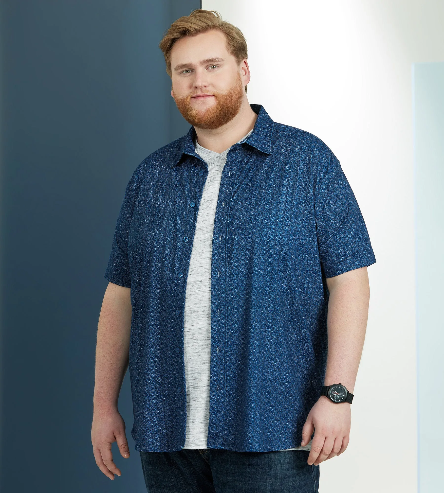 Abstract Stretch Shirt sold by George Richards