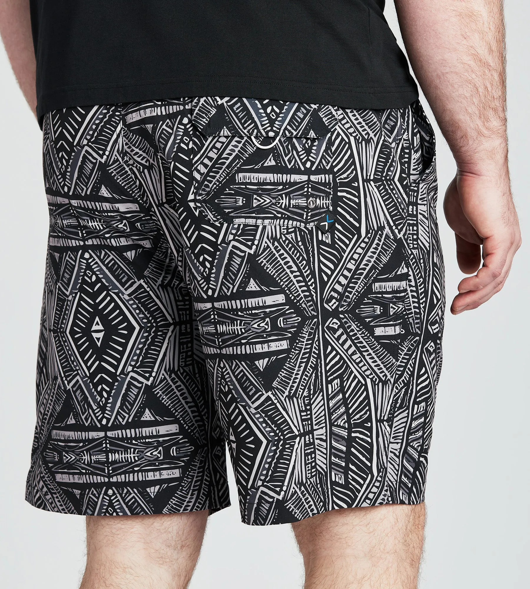 Aztec Print Swim Shorts sold by George Richards product image thumbnail 3