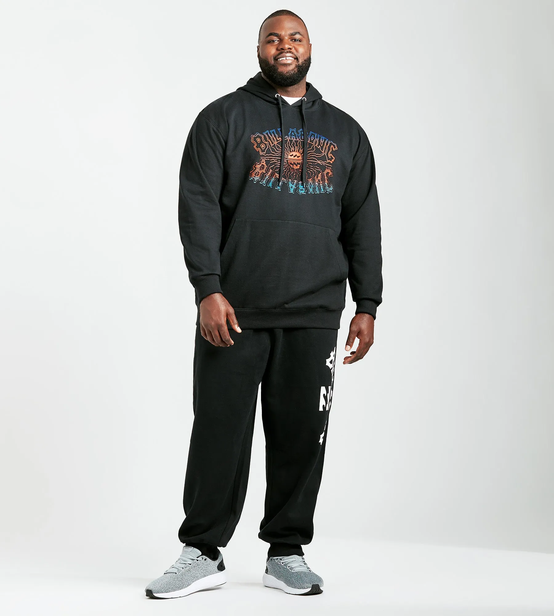 Reflection Logo Pull Over Hoodie sold by George Richards product image thumbnail 2