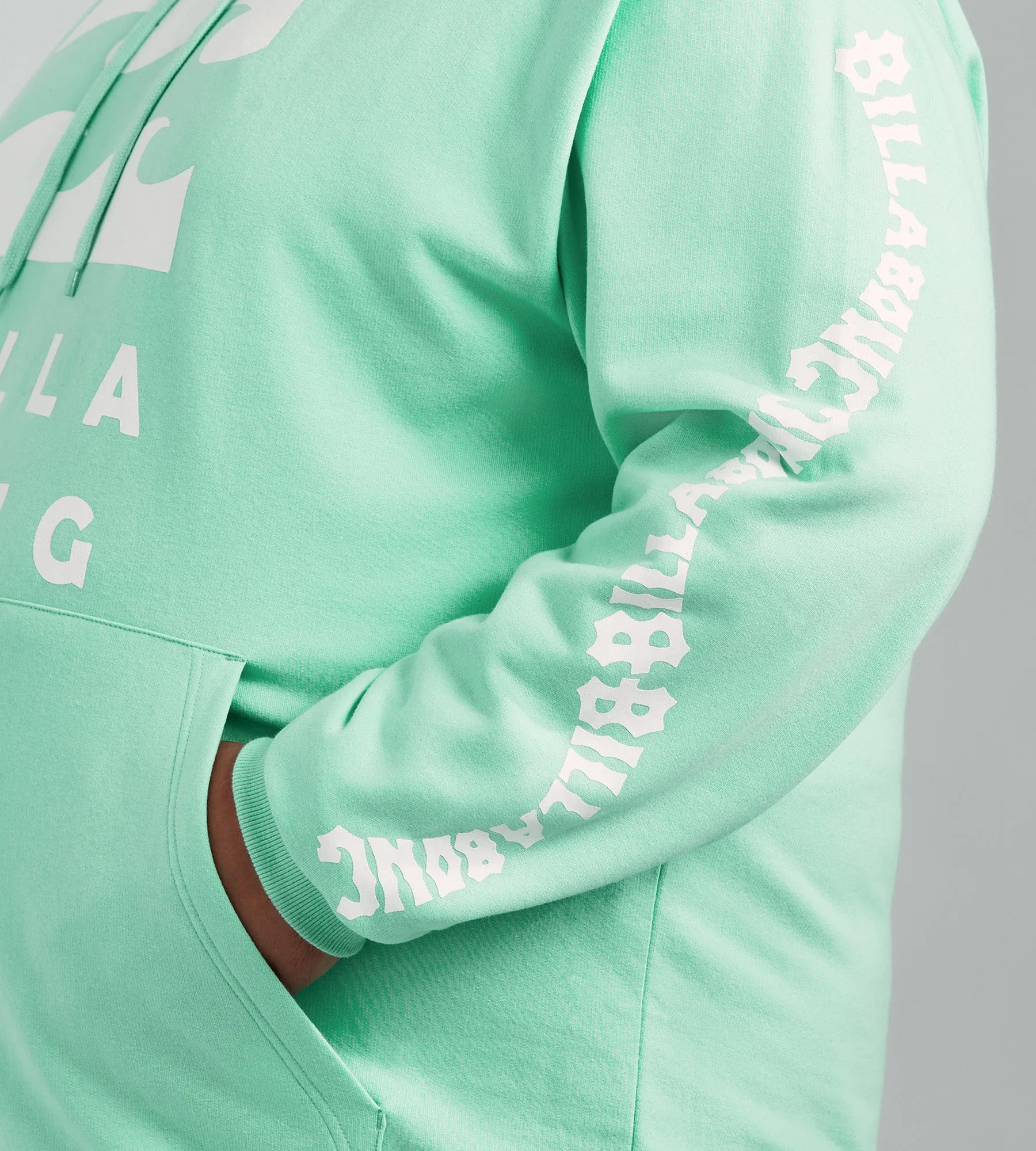 Wave Logo Pull Over Hoodie sold by George Richards product image thumbnail 4