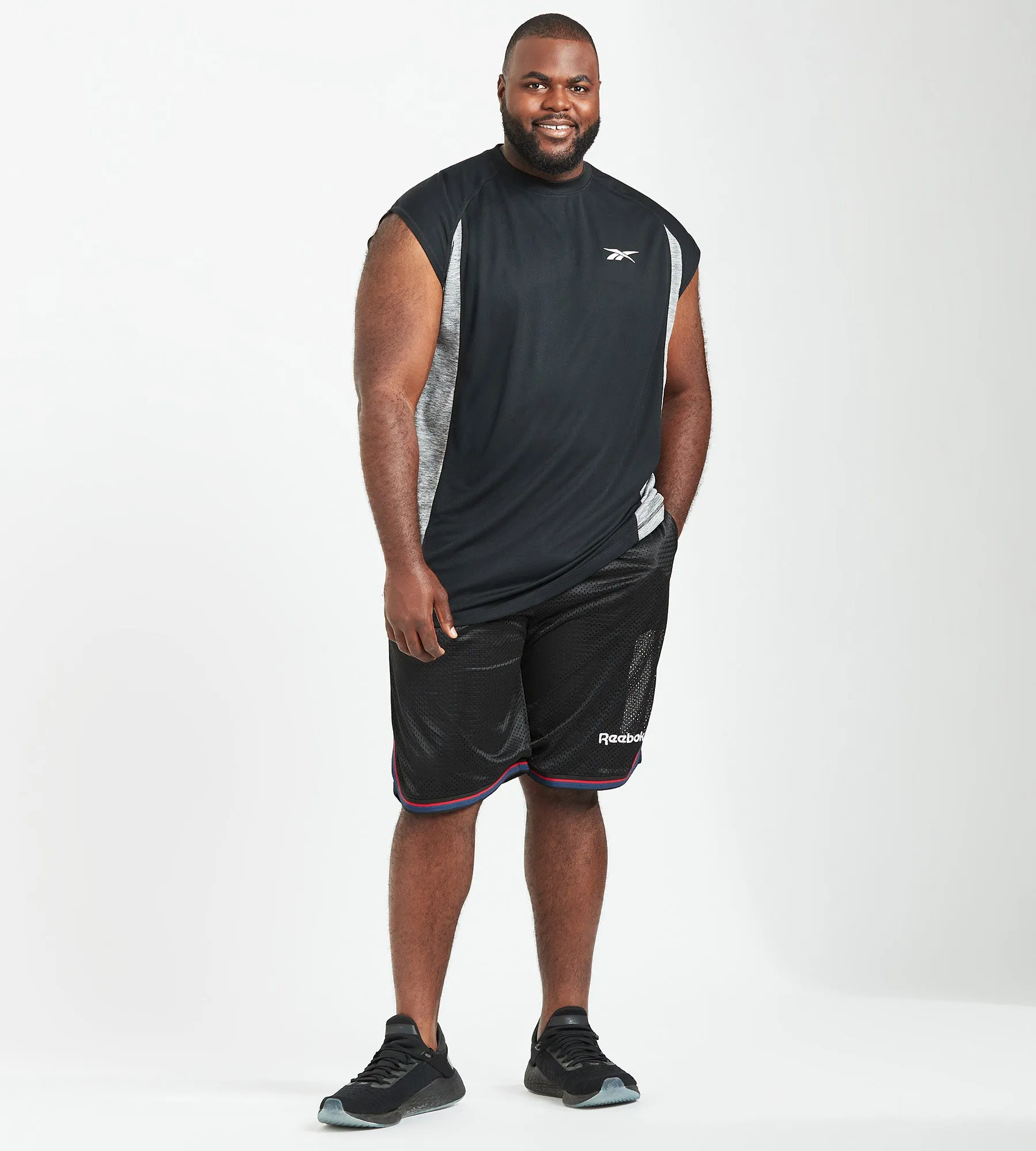 Muscle Tee With Contrast Sides sold by George Richards product image thumbnail 3