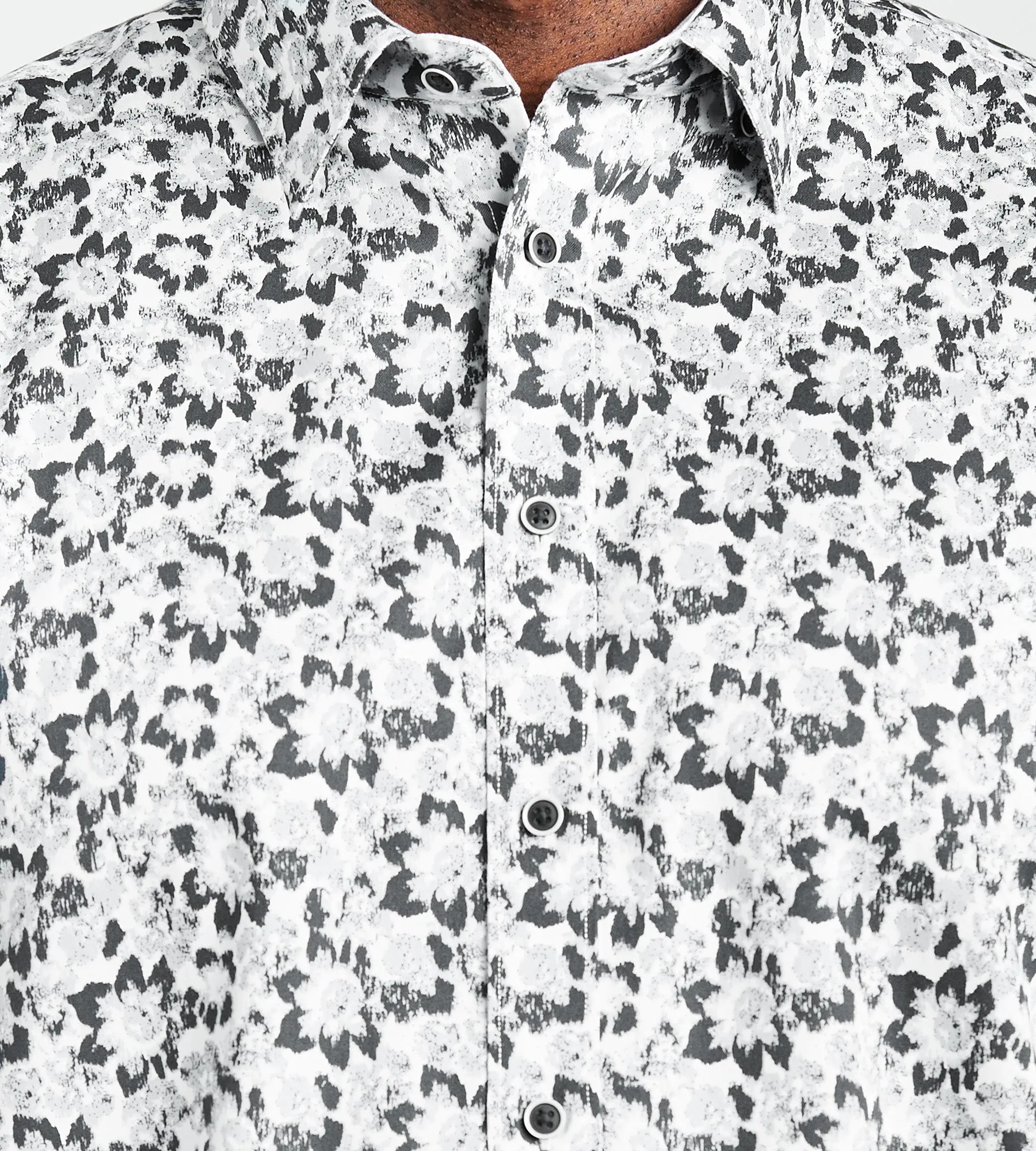 Non Iron Abstract Floral Shirt sold by George Richards product image thumbnail 2