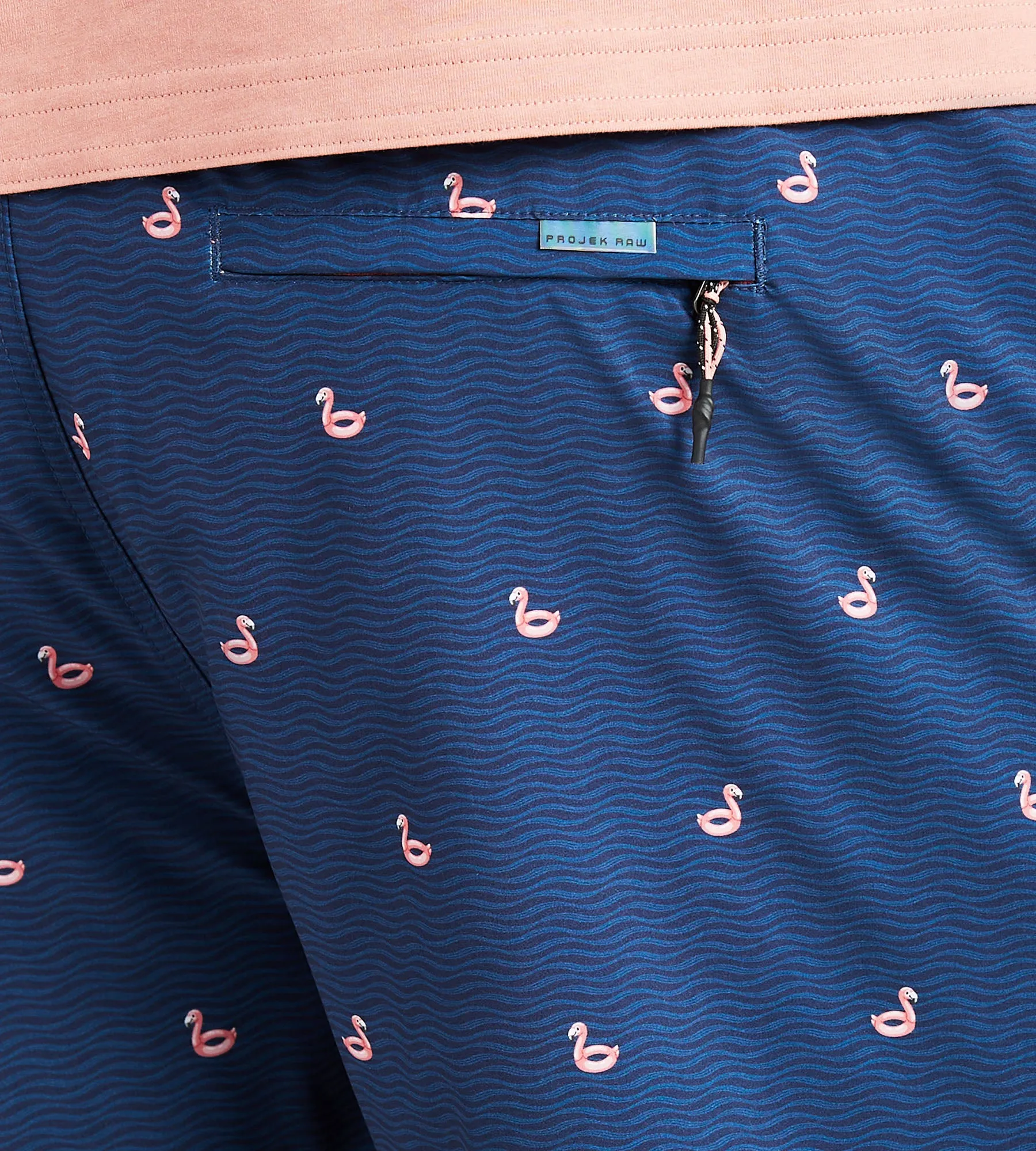 Flamingo Print Swim Shorts sold by George Richards product image thumbnail 4