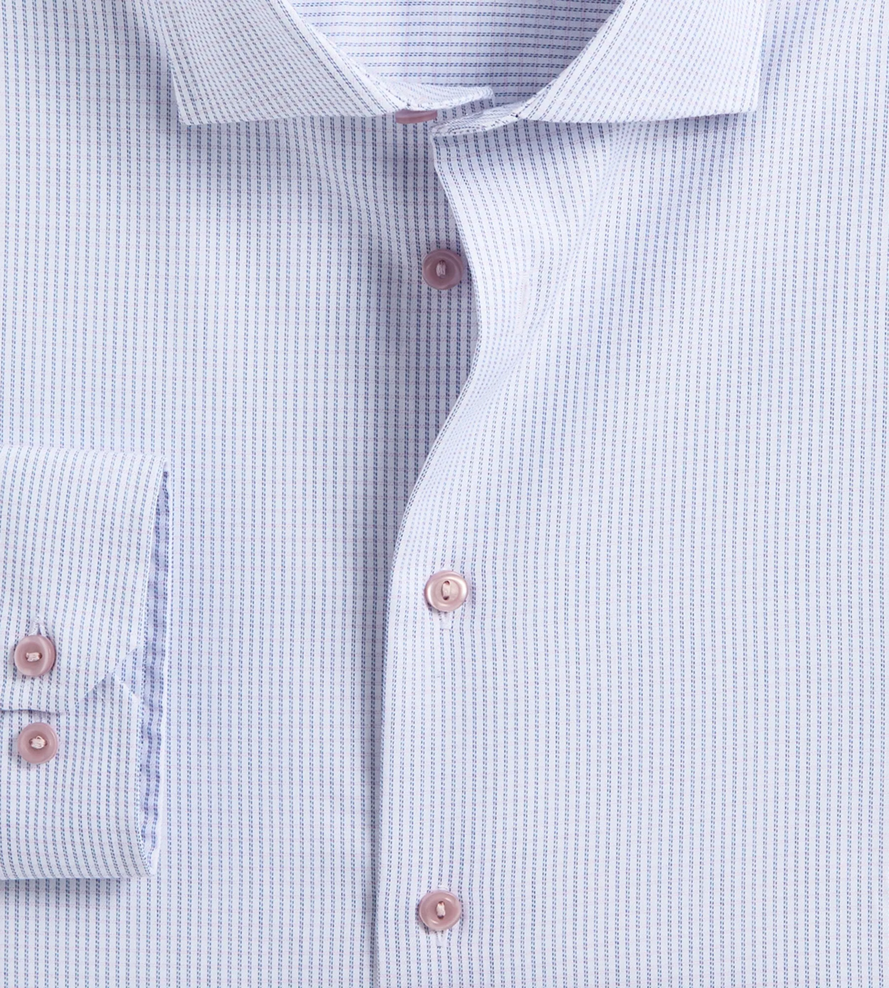 Modern Fit Non-Iron Check Print Dress Shirt sold by George Richards product image thumbnail 2