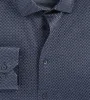 Modern Fit 360 Stretch Knit Non-Iron Jacquard Print Dress Shirt sold by George Richards