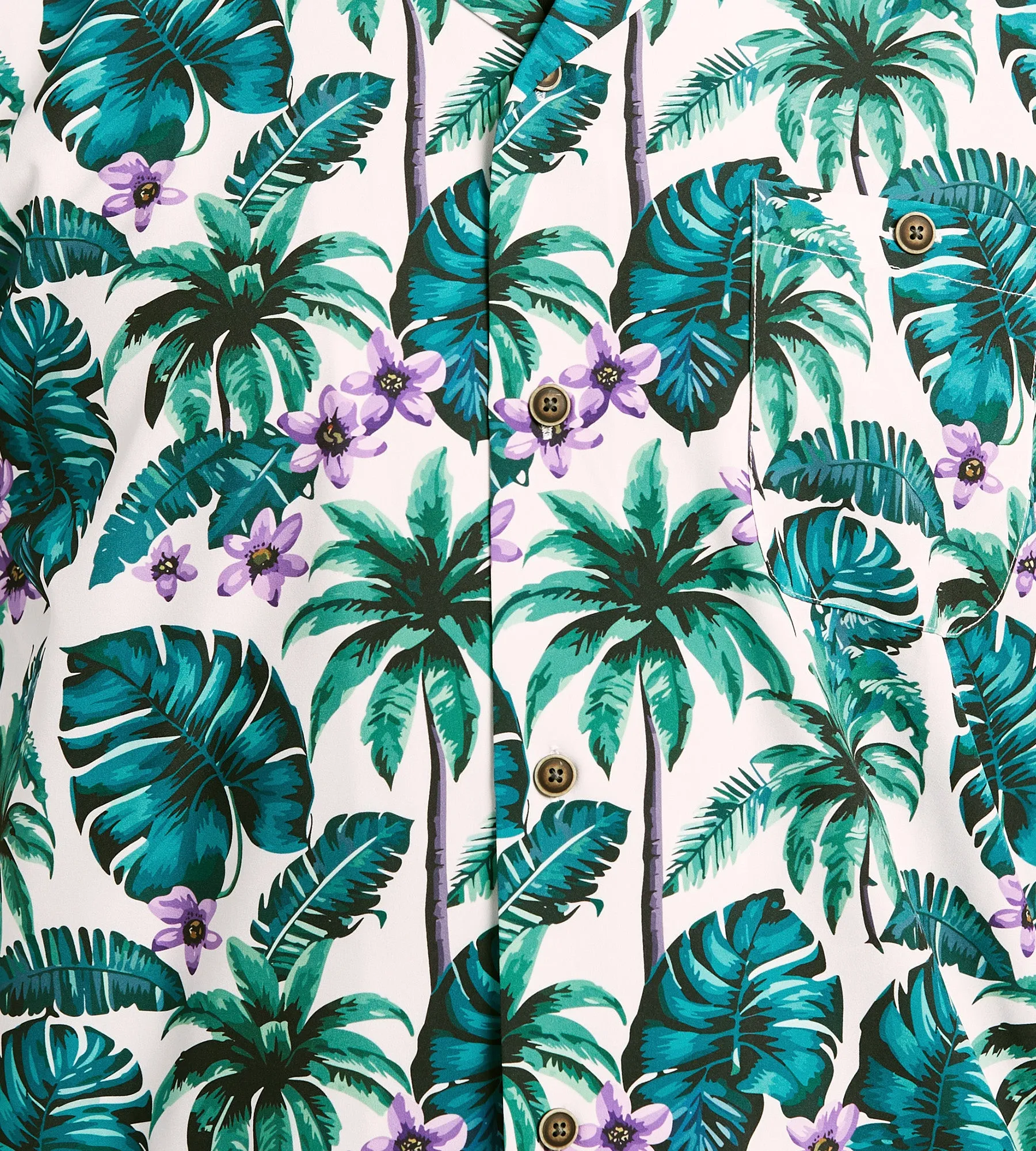 Leaf Print Resort Shirt sold by George Richards product image thumbnail 2