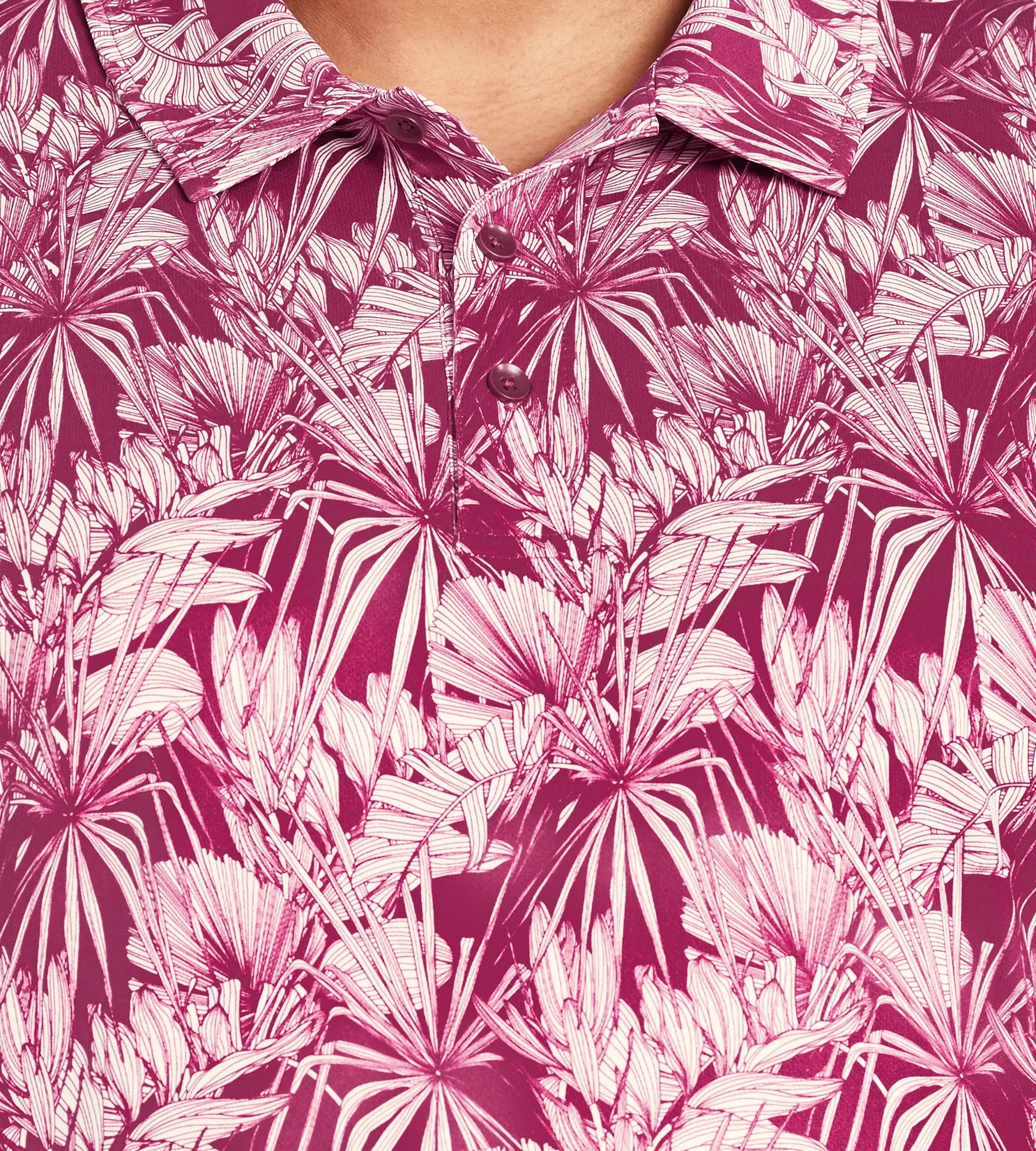 Chalk Palm Print Polo sold by George Richards product image thumbnail 2