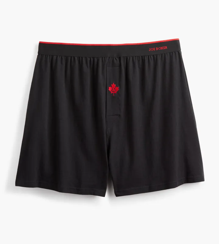 Maple Leaf Smiley Loose Boxerss sold by George Richards
